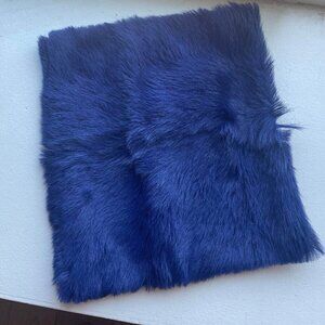 Elie Tahari Blue Fur Clutch